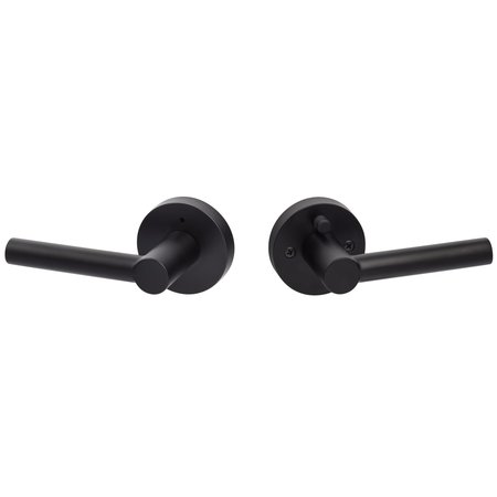 SURE-LOC HARDWARE Sure-Loc Hardware Marin Privacy Lever, Flat Black MR102 FBL